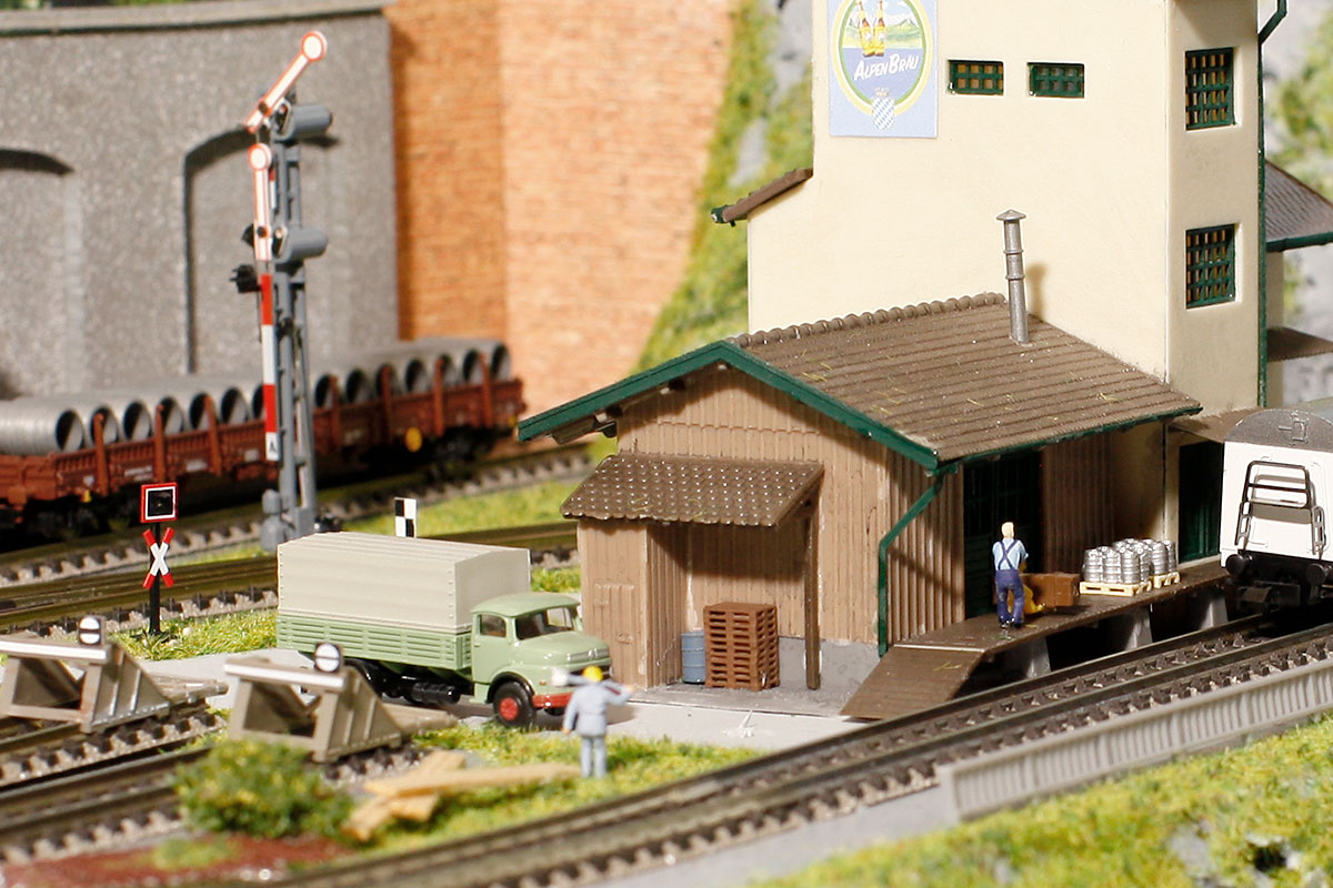 N scale brewery