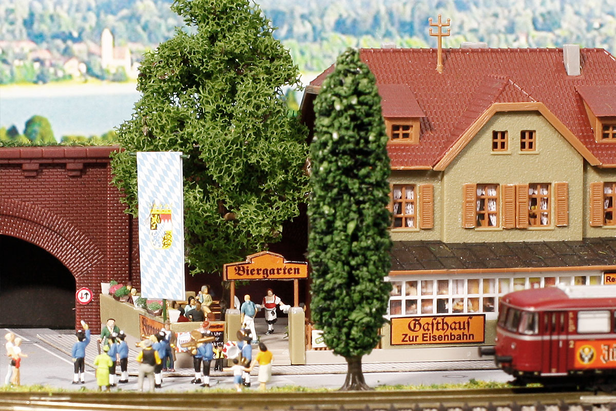 Biergarten beergarden N scale