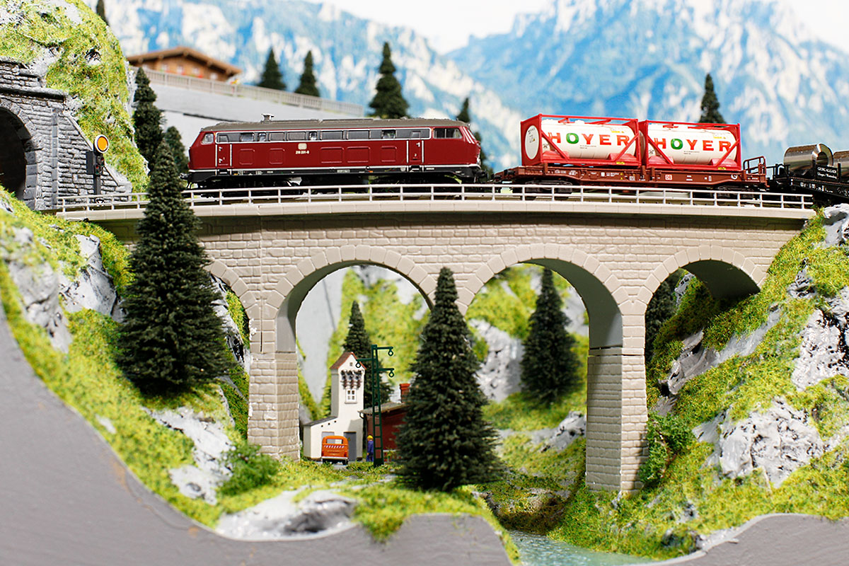 Bridge viaduct N scale