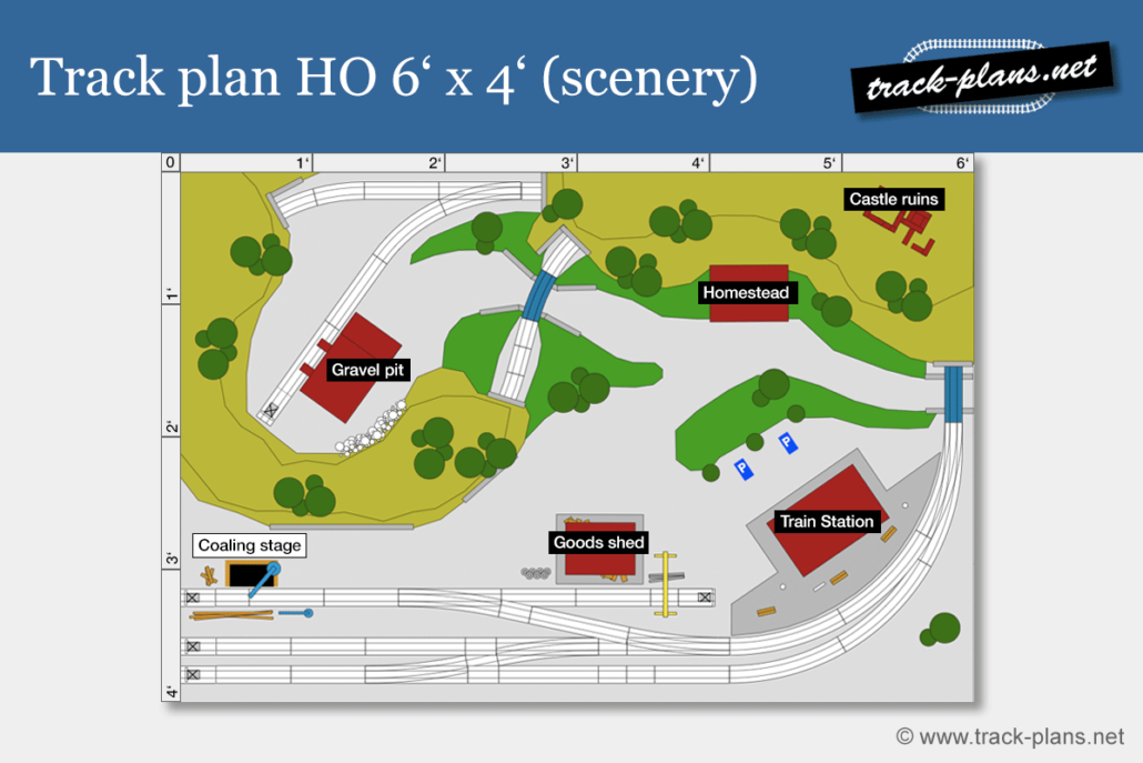 Exquisite HO scale track plans for free!