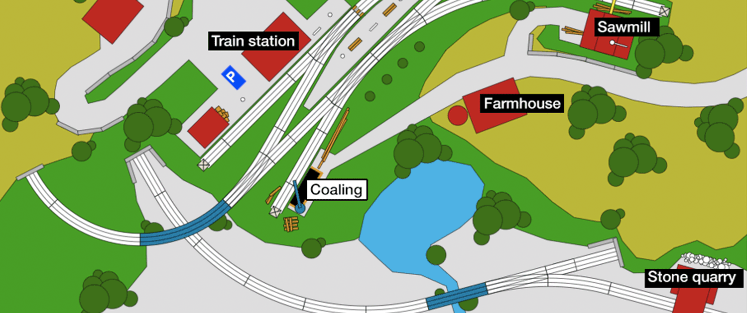 3x5 N scale layouts