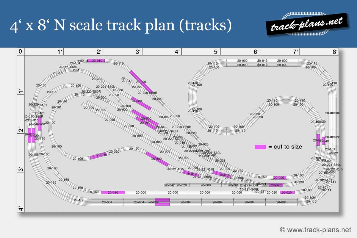 4 x 8 ho track plans online