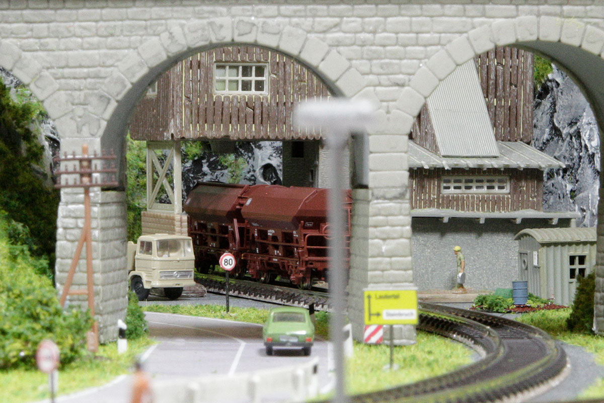 Stone quarry N scale