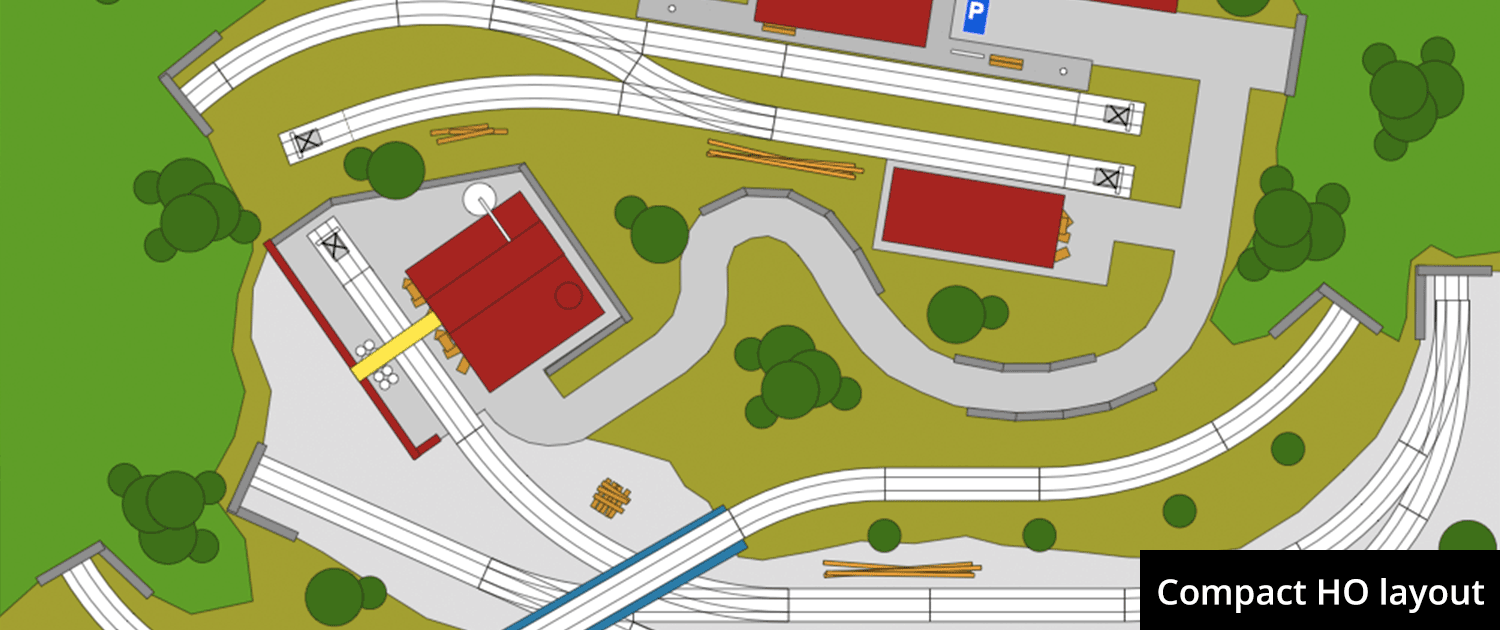 Compact HO layouts