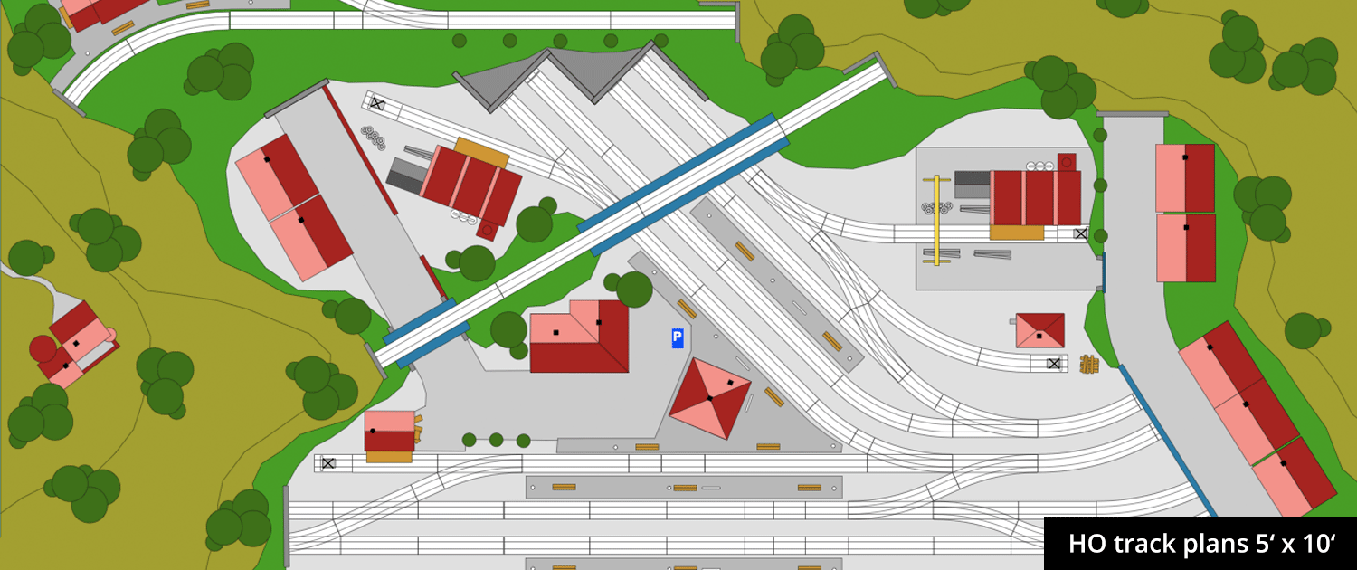 Track plans HO 5' x 10' (ft.)